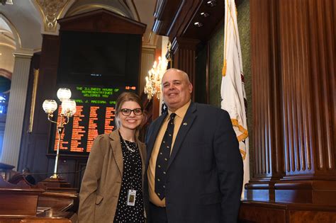 Rep Swanson Hosts Galesburg Hs Student Annika Spring As Honorary