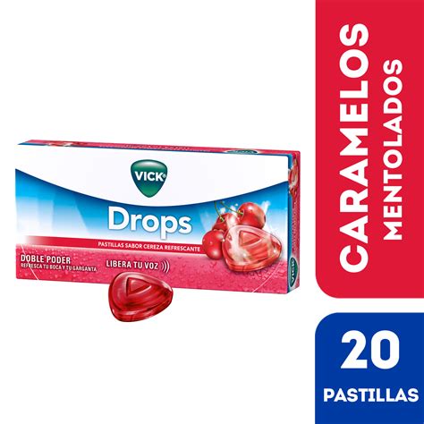 Pastillas Refrescantes Vick Drops Cereza Piezas Delsol