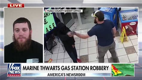 Marine Fights Off Gas Station Robbery Attempt Fox News Video