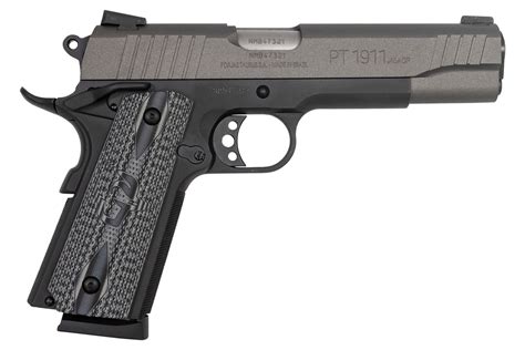 Taurus PT1911 45 ACP Full Size Pistol With Grey Cerakote Slide And VZ