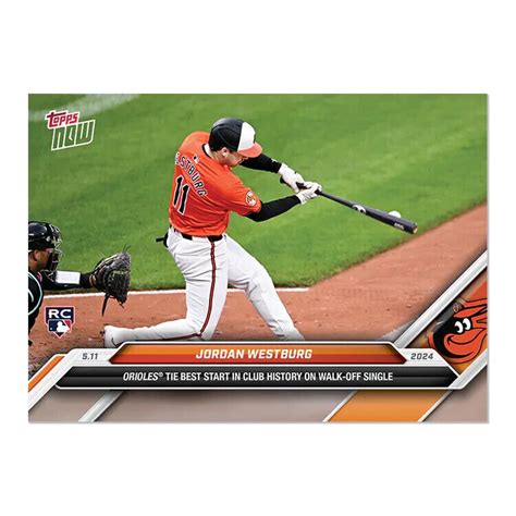 Jordan Westburg RC Walk Off 2024 MLB TOPPS NOW Card 178 Presale PR