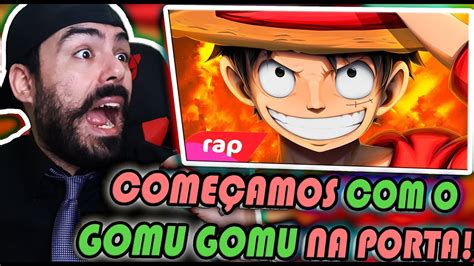 REACT Rap do Luffy One Piece CHAPÉU DE PALHA NERD HITS YouTube