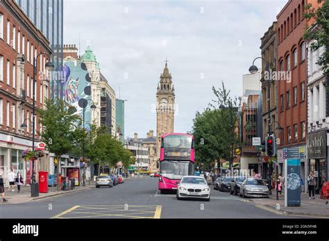 19th Century Albert Memorial Clock From High Street City Of Belfast