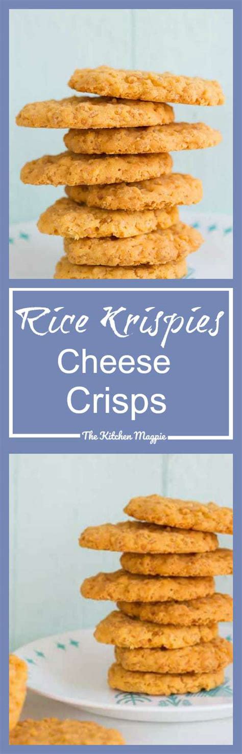 Rice Krispies Cheese Crisps - The Kitchen Magpie