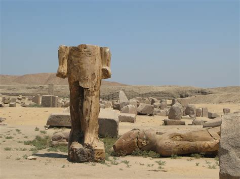 Ruins Of The Ancient City Of Tanis Great Temple Of A Flickr