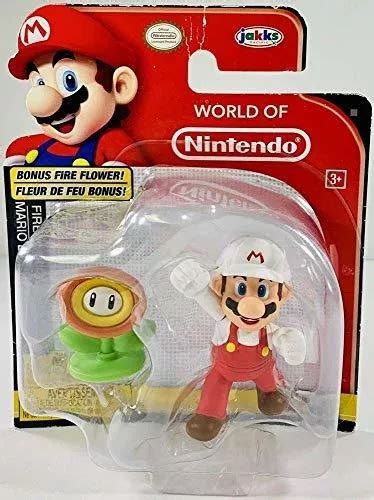 Mundo De Nintendo Fire Mario Pulgadas Figura Con Juqaz Mercadolibre