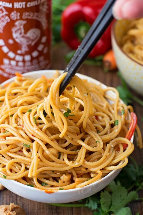 20 Minute Spicy Thai Noodle Bowls Life Made Simple