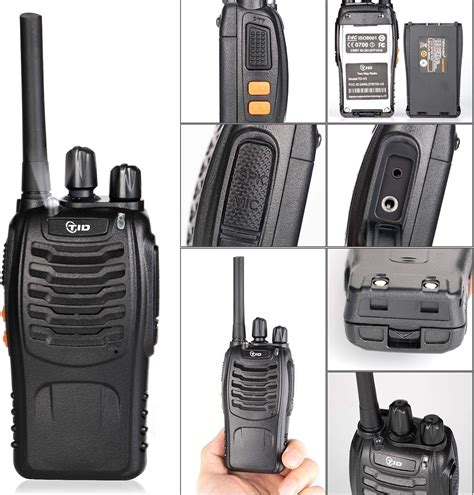 TID RADIO TD V2 Walkie Talkies Para Adultos De Largo Alcance Recargable