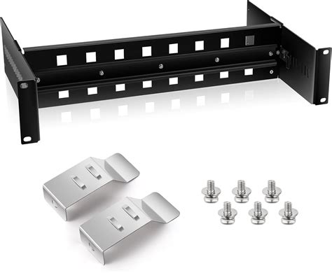 Amazon Yaocom Inch Rack Mount Din Rail Kit Aluminum Alloy