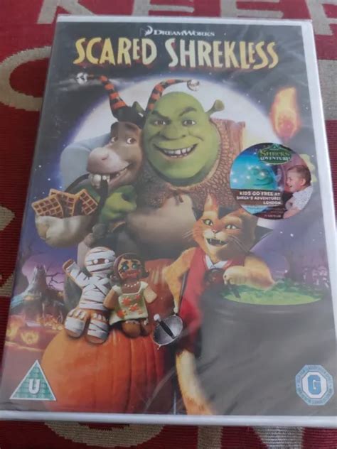 Scared Shrekless Scary Stories With Boots Motel Dreamworks Uk Dvd New