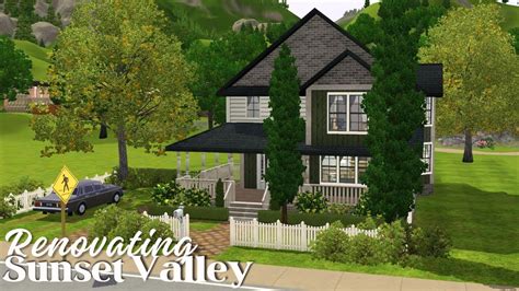 Primrose Renovating Sunset Valley The Sims 3 Speed Build Youtube