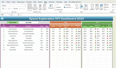 Space Exploration Archives PK An Excel Expert