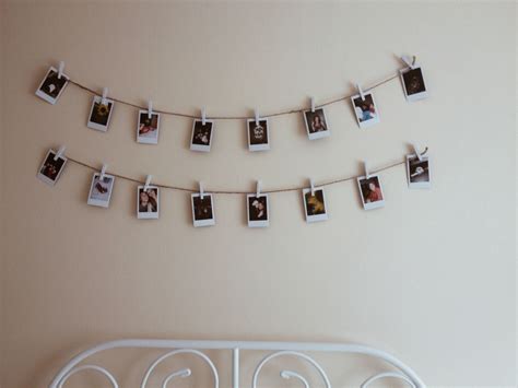 Poloriod Clothesline Instax Wall Polaroid Wall Room Diy Room Decor