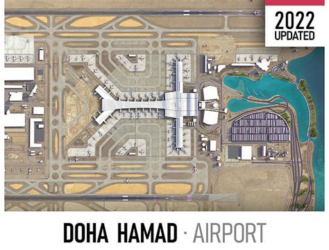 3D Model Doha Hamad Airport VR AR Low Poly CGTrader