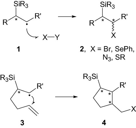 Stereocontrol In Reactions Of Cyclic And Acyclic β Silyl Radicals