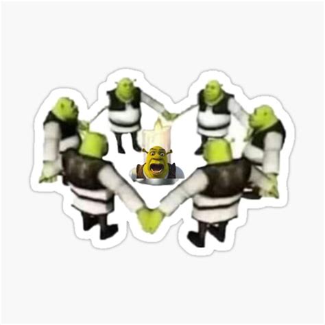 "shrek pun shrek pun Fiona shrek meme " Sticker for Sale by ...