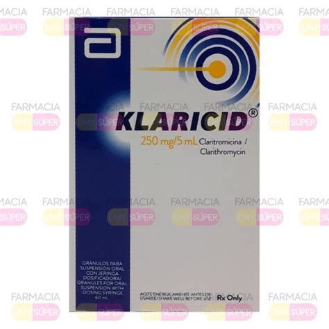 KLARICID 250 MG 5 ML 60 ML Farmacia Emy