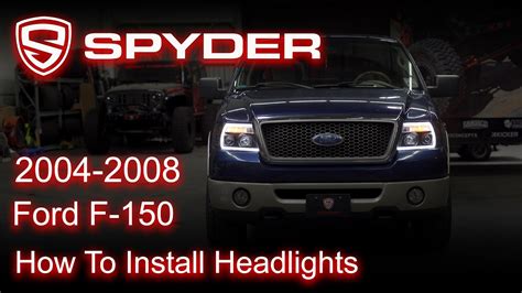 Spyder Auto Installation Ford F Headlight Youtube