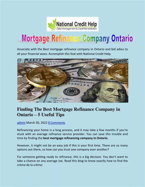 Ppt Mortgage Refinance Company Ontario Powerpoint Presentation Free