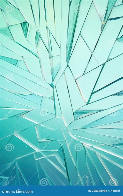 Shattered Glass Texture Broken Glass Fragmented Glass Set 25 Stock Illustration