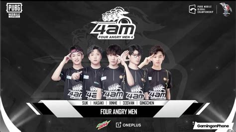 Four Angry Men Is Crowned As The Champions Of The PUBG Mobile Global