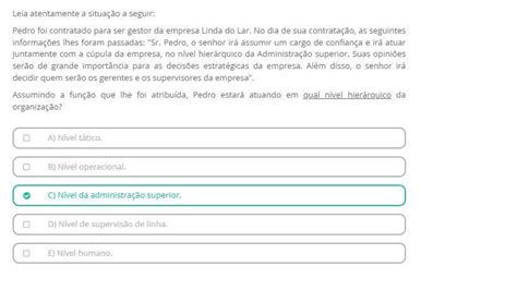 Quest O Leia Atentamente A Situa O A Seguir Pedro Foi Contratado