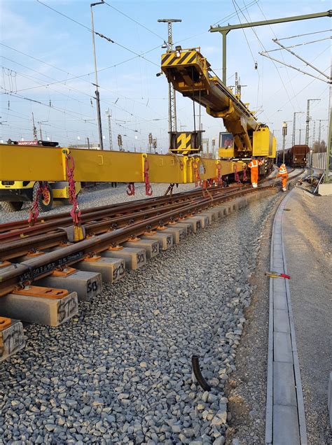 Gleisbauoberbau Der Db Bahnbau Gruppe