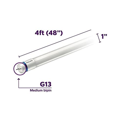 Philips Led Instantfit Dimmable 4 Foot T8 Tube Light Bulb 2100 Lumen Daylight 5000k 13w32w