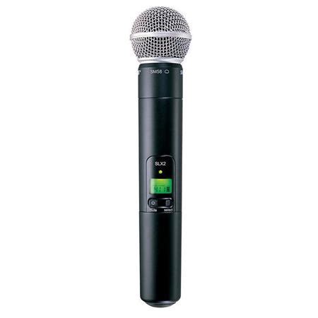 Shure SLX2 SM58 H5 Handheld Wireless UHF Transmitter With SM58