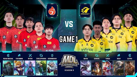 ONIC PRODIGY Vs AURA ESPORTS GAME 1 MDL ID S9 ONIC VS AURA YouTube