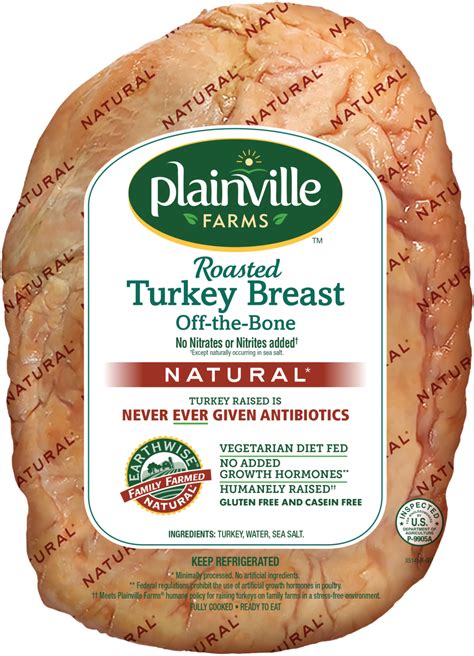 Natural Roasted Turkey Breast Bulk Off The Bone — Plainville Farms