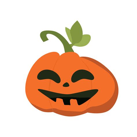 pumpkin monster face for halloween creepy 30331082 Vector Art at Vecteezy