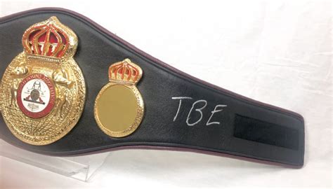 WBA Belt Signed by Floyd Mayweather - CharityStars