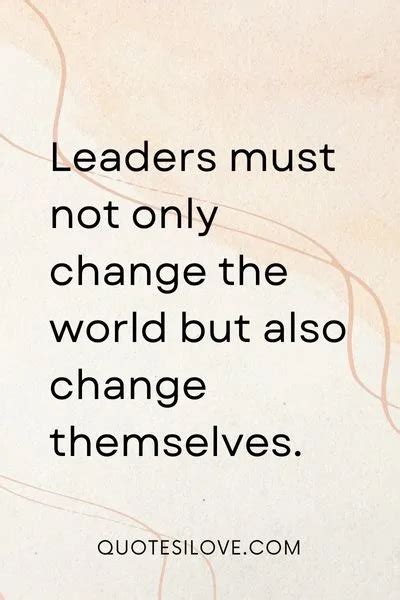 Quotes on Leadership and Change - Quotes I Love