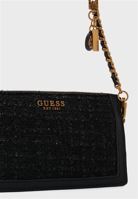 Buy Guess Black Abey Multi Compartment Crossbody For Women In Mena