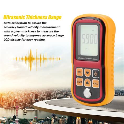 Verificador Da Espessura GM100 Ultrasonic Medidor De Espessura 1 2