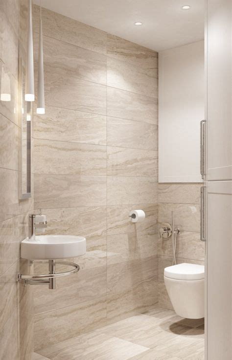 beige bathroom tile designs - Jina Cutler