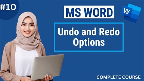 How To Use Undo And Redo Options In MS Word Shortcut Keys YouTube