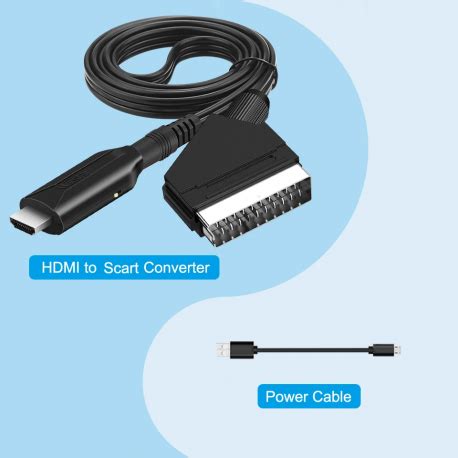 Afintek Hdmi Naar Scart Kabel Inclusief Adapter Cm