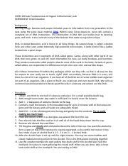 CHEM 200 Lab DNA Extraction Doc CHEM 200 Lab Fundamentals Of