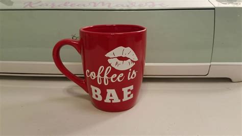 Easy Tutorial How To Personalize Mugs With A Cricut Youtube