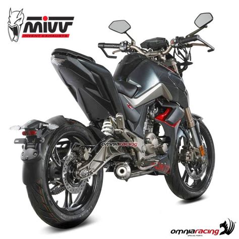 Mivv X M1 Full Exhaust System Slip On In Black Steel Racing For