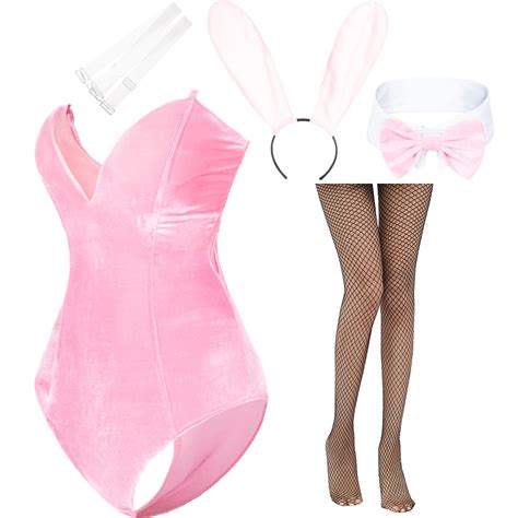 Buy Inaanime Womens Bunny Girl Costume One Piece Bodysuit Halloween