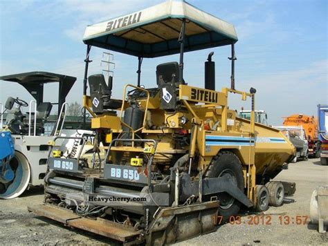 Bitelli Bb 650 Finisher Pavers 1993 Road Building Technology