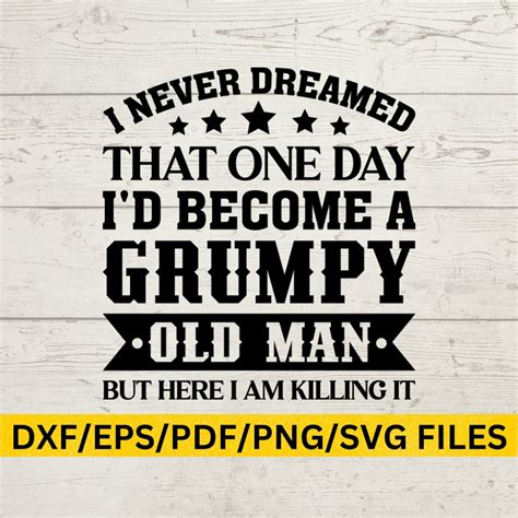 Grumpy Old Man Svg Grumpy Old Man Png Old Man Png Old Men Svg