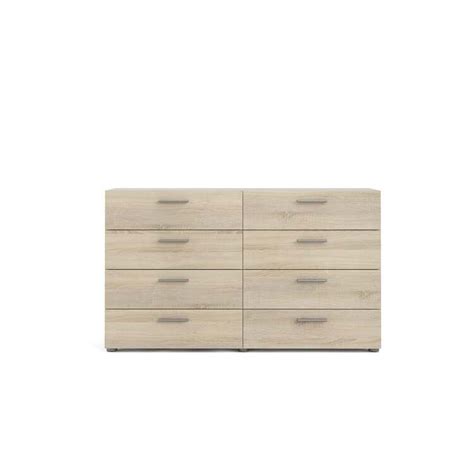 Tvilum Austin 8 Drawer Double Dresser Truffle OJCommerce