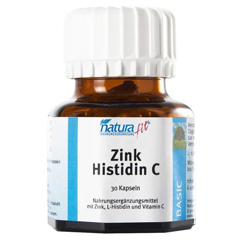 Naturafit Zink Histidin C 30 St Shop Apotheke