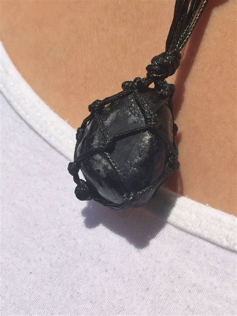 Apache Tears Obsidian Necklace Apache Tears Jewelry Mourning Etsy