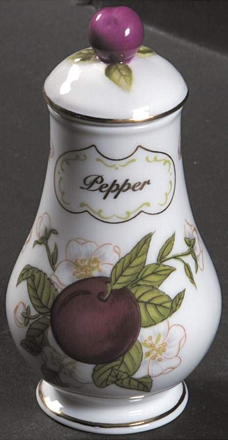 Lenox Orchard Tware Spice Jar Set Individual Jar And Lid By Lenox