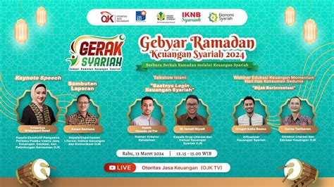 LIVE Pembukaan Gebyar Ramadan Keuangan Syariah GERAK Syariah 2024